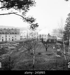 Trajet historique en train de Stockholm à Göteborg pour l'inauguration du train 62. La route Södertälje-Gnesta. SJ B 3 « Prince August ». KHJ CD 13. SJ C 182. SJ AB 289. SJ A 103. SJ C2B 329 Banque D'Images