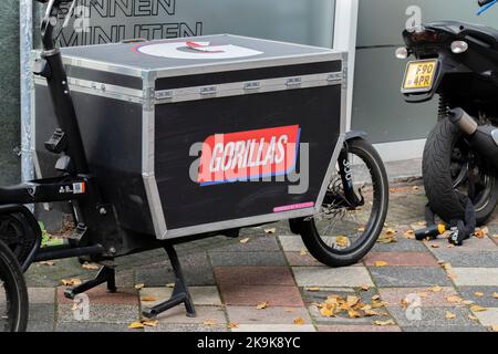 Gorillas Bicycle à Amsterdam, pays-Bas 11-10-2022 Banque D'Images