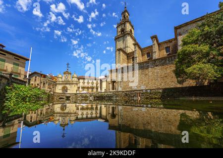 Paysage de Durango avec l'arche de Santa Ana et l'église de Santa Ana Banque D'Images