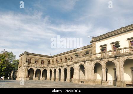 Un château historique de Chapultepec à mexico Banque D'Images