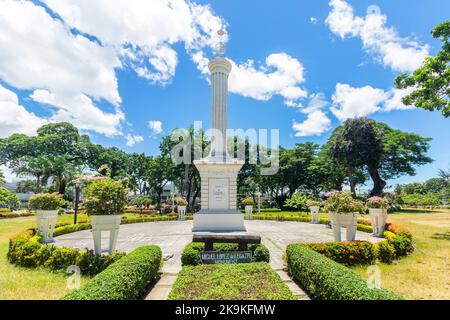 Le monument Legazpi sur la Plaza Independencia à Cebu City, Philippines Banque D'Images