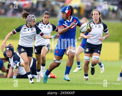 Safi n'Diaye en France lors du match de quart de finale de la coupe du monde de rugby féminin au Northland Events Center de Whangarei, en Nouvelle-Zélande. Date de la photo: Samedi 29 octobre 2022. Banque D'Images