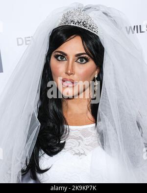 Beverly Hills, États-Unis. 28th octobre 2022. BEVERLY HILLS, LOS ANGELES, CALIFORNIE, États-Unis - OCTOBRE 28 : l'actrice américaine Cassie Scerbo arrive au gala annuel d'Halloween de Boo2Bullying's 4th BOO BALL, qui s'est tenu à l'hôtel SLS Beverly Hills sur 28 octobre 2022 à Beverly Hills, Los Angeles, Californie, États-Unis. (Photo de Xavier Collin/image Press Agency) Credit: Image Press Agency/Alay Live News Banque D'Images