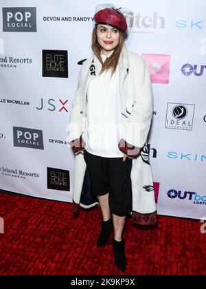 Beverly Hills, États-Unis. 28th octobre 2022. BEVERLY HILLS, LOS ANGELES, CALIFORNIE, États-Unis - OCTOBRE 28 : l'actrice et chanteuse américaine Taryn Manning arrive au gala annuel d'Halloween Boo2Bullying's 4th BOO BALL, qui s'est tenu à l'hôtel SLS Beverly Hills sur 28 octobre 2022 à Beverly Hills, Los Angeles, Californie, États-Unis. (Photo de Xavier Collin/image Press Agency) Credit: Image Press Agency/Alay Live News Banque D'Images