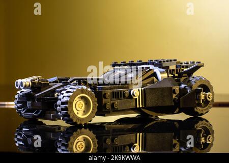 Cette photo a été prise à l'aide d'un drone professionnel, qui capture la beauté du paysage d'une perspective vraiment élevée. Banque D'Images