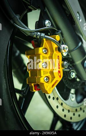 Cette photo a été prise à l'aide d'un drone professionnel, qui capture la beauté du paysage d'une perspective vraiment élevée. Banque D'Images