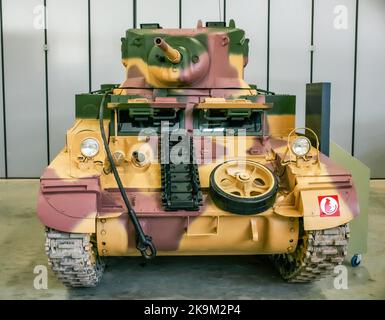 Américain M3 Stuart Tank Banque D'Images