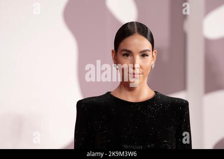 Lido di Venezia, Italie, 3 septembre 2022 - Paola Di Benedetto assiste au tapis rouge du Festival du film de Venise 2022. Crédits: Luigi de Pompeis/Alamy Live News Banque D'Images