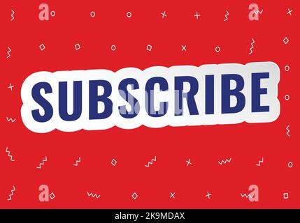 Bouton abonner fichier vectoriel modifiable. Meilleures idées pour les personnes influentes sur les médias sociaux et les propriétaires d'entreprise. Illustration de Vecteur