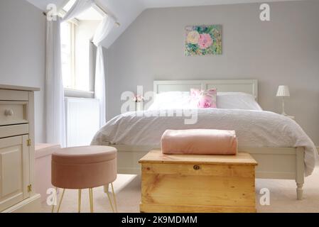 chambre élégante et décorée Banque D'Images