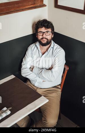 Turin, Italie. 8 mars 2017. L'écrivain et critique alimentaire Luca Iaccarino Banque D'Images