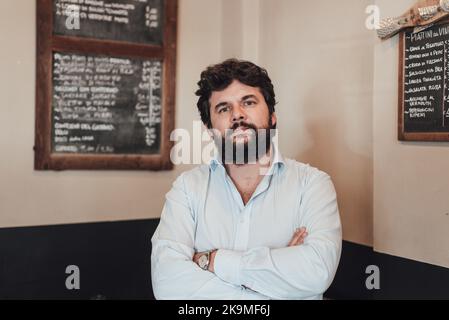 Turin, Italie. 8 mars 2017. L'écrivain et critique alimentaire Luca Iaccarino Banque D'Images