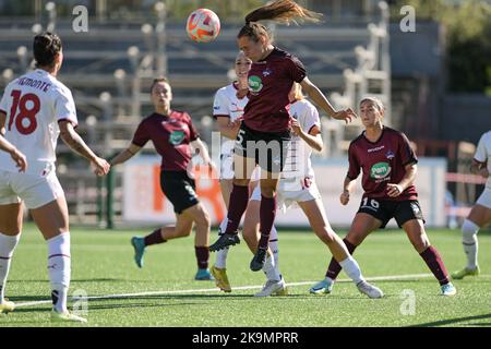 Pomigliano, Italie. 29th octobre 2022. Angela Passeri (5) Pomigliano Calcio Femminile pendant la série des femmes italiennes Un match de football 2022/2023 entre Pomigliano Femminile vs Milan Femminile sur 29 octobre 2022 au stade Comunale à Palma Campania, Italie crédit: Agence de photo indépendante/Alamy Live News Banque D'Images