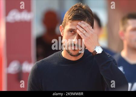 Naples, Italie. 29th octobre 2022. Entraîneur Alessio Dionisio de Sassuolo Calcio pendant la série Un match entre SSC Napoli et Sassuolo Calcio au stade Diego Armando Maradona crédit: Agence de photo indépendante / Alamy Live News Banque D'Images