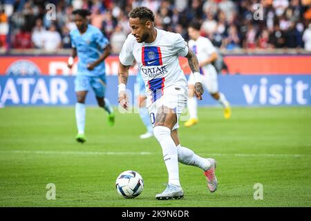 Paris, France, France. 29th octobre 2022. NEYMAR Jr du PSG lors du match de la Ligue 1 entre Paris Saint-Germain (PSG) et ESTAC Troyes au stade du Parc des Princes sur 29 octobre 2022 à Paris, France. (Credit image: © Matthieu Mirville/ZUMA Press Wire) Credit: ZUMA Press, Inc./Alamy Live News Banque D'Images