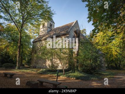 Chapelle St Michael à Margaret Island - Budapest, Hongrie Banque D'Images