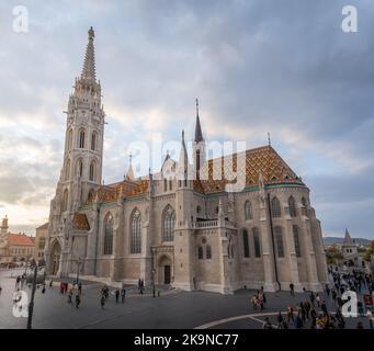 Eglise Matthias - Budapest, Hongrie Banque D'Images