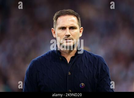 Frank Lampard, directeur d'Everton, lors du match de la Premier League à Craven Cottage, Londres. Date de la photo: Samedi 29 octobre 2022. Banque D'Images