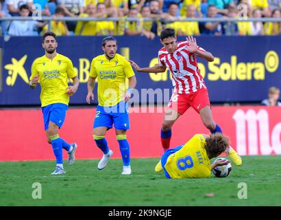 Cadix, Espagne. 29th octobre 2022. La Liga Spanish la Liga football Match Cadix vs Atletico de Madrid au stade Nuevo Mirandilla, Cadix 29 octobre, 2022 900/Cordon Press Credit: CORDON PRESS/Alay Live News Banque D'Images