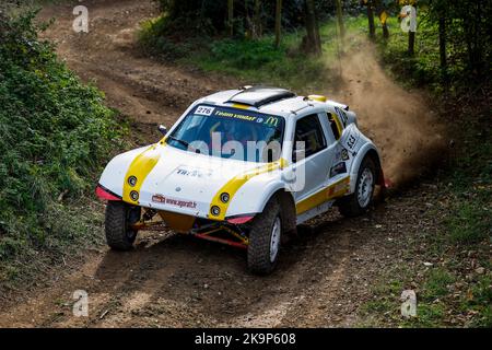 276 VAUTIER Maxime (fra), HOLLARD Flavien (fra), Vautier Golf, action pendant le 8ème Rallye TT des 7 Vallées 2022, 9th ronde du Championnat de France des Rallyes TT 2022, de 28 octobre à 29, 2022 à Fruges, France - photo Julien Delfosse / DPPI crédit: DPPI Media/Alay Live News Banque D'Images