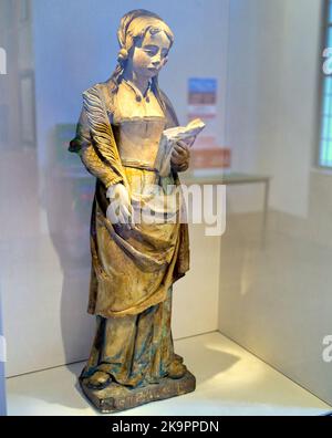 St. Mungo Musée de la vie religieuse et de l'art St Barbara patron des tunneliers et des mineurs Banque D'Images