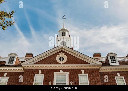 The Old State House, Dover Delaware, États-Unis, Dover, Delaware Banque D'Images