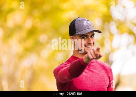 CONSTANT Louis, TOPPI Anthony, Peugeot 208 Rally4, portrait au cours du Rallye Critérium des Cévennes 2022, 8th tour du Championnat de France des Rallyes 2022, de 27 octobre au 29, 2022 à Montpellier - le Vigan, France - photo Bastien Roux / DPPI crédit: DPPI Media/Alay Live News Banque D'Images