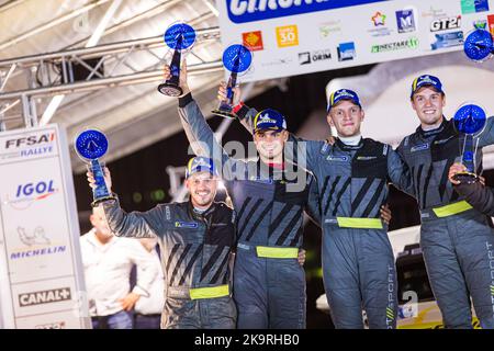 CONSTANT Louis, TOPPI Anthony, Peugeot 208 Rally4, portrait au cours du Rallye Critérium des Cévennes 2022, 8th tour du Championnat de France des Rallyes 2022, de 27 octobre au 29, 2022 à Montpellier - le Vigan, France - photo Bastien Roux / DPPI crédit: DPPI Media/Alay Live News Banque D'Images