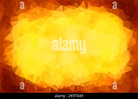 Arrière-plan géométrique abstrait et coloré de polygones triangulaires. Illustration vectorielle. Triangle en mosaïque rétro, motif tendance et lumineux pour le Web, la température Illustration de Vecteur