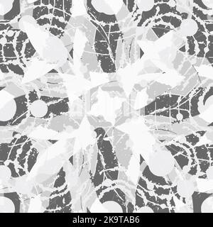 Motif abstrait sans coutures. Arrière-plan décoratif. Texture monochrome pour la conception de textiles, de tissus, de couvertures, de bandes Illustration de Vecteur