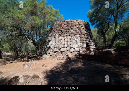 été 2022 archéologique santuario nuragico santa cristina sardaigne italie Banque D'Images