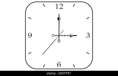 Cadran de montre rétro, montre ornée et montres d'époque design avec boussole. Horloge ancienne élégante. peut être utilisé comme montre-montre Illustration de Vecteur