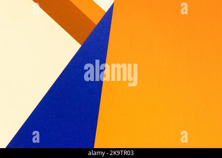 Arrière-plan minimaliste de texture de papier pastel abstrait. Formes géométriques minimales. Banque D'Images