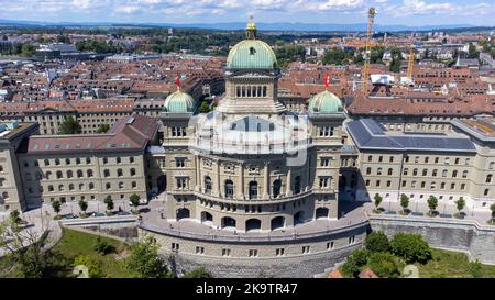 Le Parlement ou Bundeshaus, Berne, Suisse Banque D'Images