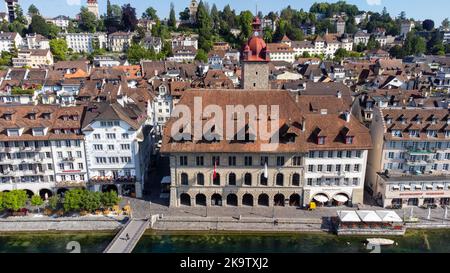 Rathaus Stadt, hôtel de ville, Suisse Banque D'Images