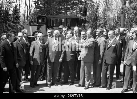 La visite du chef d'Etat et chef du parti soviétique Leonid Brejnev à Bonn du 18-22 au 28 mai 1973 a été un pas vers l'apaisement des tensions dans l'est-Ouest Banque D'Images