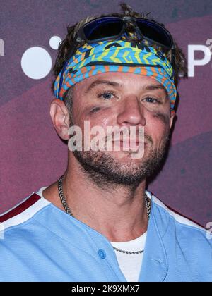 Bel Air, États-Unis. 29th octobre 2022. BEL AIR, LOS ANGELES, CALIFORNIE, États-Unis - OCTOBRE 29 : l'acteur américain Ryan Phillippe arrive à la fête d'Halloween CARN*EVIL de Darren Dzienciol organisée par Alessandra Ambrosio tenue dans une résidence privée sur 29 octobre 2022 à Bel Air, Los Angeles, Californie, États-Unis. (Photo de Xavier Collin/image Press Agency) Credit: Image Press Agency/Alay Live News Banque D'Images