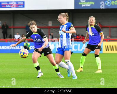 Brighton, Royaume-Uni. 30th octobre 2022. Lors du match de Super League féminin FA entre Brighton & Hove Albion et Brighton & Hove Albion Women à l'Amex on 30 octobre 2022 de Brighton, Angleterre. (Photo de Jeff Mood/phcimages.com) Credit: PHC Images/Alamy Live News Banque D'Images