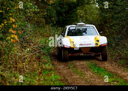 276 VAUTIER Maxime (fra), HOLLARD Flavien (fra), Vautier Golf, action pendant le 8ème Rallye TT des 7 Vallées 2022, 9th tour du Championnat de France des Rallyes TT 2022, de 28 octobre à 29, 2022 à Fruges, France - photo Julien Delfosse / DPPI Banque D'Images