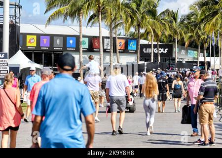 Miami, FL, États-Unis. 30th octobre 2022. Le dimanche de la finale du championnat de l'équipe de golf du LIV à Miami à la Doral nationale de Trump à Miami, Doral, Florida Sunday, 30 octobre 2022. Credit: Yaroslav Sabitov/YES Market Media/Alay Live News Banque D'Images