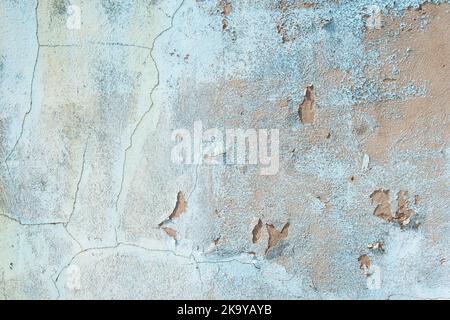 La texture du mur s'est détériorée par l'humidité et le soleil Banque D'Images