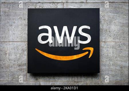 AWS - Amazon Web Services Banque D'Images