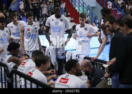 PalaRadi, Crémone, Italie, 30 octobre 2022, Vanoli Cremona pendant le Vanoli Panier Cremona vs Kiengia Rieti - Championnat italien de basket-ball série A2 hommes Banque D'Images