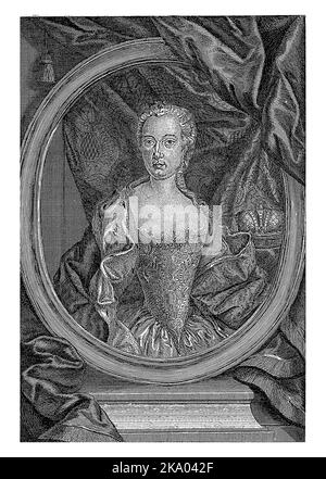 Portrait de Maria Theresa, Christian Benjamin Glassbach, 1734 - 1779 Banque D'Images