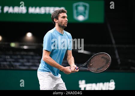 Paris, France. 30th octobre 2022. Gilles Simon de France pendant le Rolex Paris Masters, ATP Masters 1000 tennis Tournament, sur 30 octobre 2022 au Accor Arena de Paris, France. Photo de Victor Joly/ABACAPRESS.COM crédit: Victor Joly/Alay Live News Banque D'Images