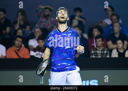Paris, France. 30th octobre 2022. Corentin Moutet de France lors du Rolex Paris Masters, ATP Masters 1000 tennis Tournament, sur 30 octobre 2022 au Accor Arena de Paris, France. Photo de Victor Joly/ABACAPRESS.COM crédit: Victor Joly/Alay Live News Banque D'Images