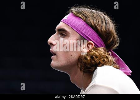 Paris, France. 30th octobre 2022. Stefanos Tsitsipas de Grèce lors du Rolex Paris Masters, ATP Masters 1000 tennis Tournament, sur 30 octobre 2022 au Accor Arena de Paris, France. Photo de Victor Joly/ABACAPRESS.COM crédit: Victor Joly/Alay Live News Banque D'Images