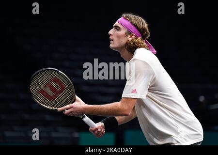 Paris, France. 30th octobre 2022. Stefanos Tsitsipas de Grèce lors du Rolex Paris Masters, ATP Masters 1000 tennis Tournament, sur 30 octobre 2022 au Accor Arena de Paris, France. Photo de Victor Joly/ABACAPRESS.COM crédit: Victor Joly/Alay Live News Banque D'Images