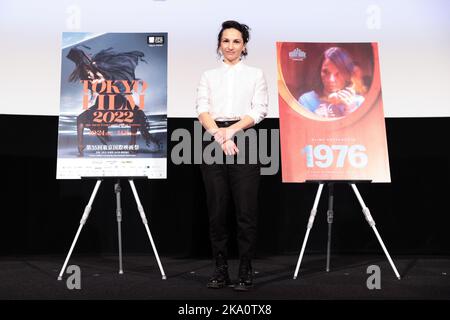 28 octobre 2022. 28th octobre 2022. Manuela Martelli, 28 octobre 2022 - le Festival international du film de Tokyo 35th. Conférence de presse pour le film '1976' à Tokyo, Japon sur 28 octobre 2022. Crédit : 2022 TIFF/AFLO/Alay Live News Banque D'Images