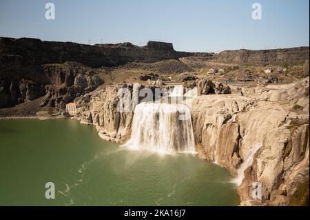 Chutes Shoshone À Twin Falls, Idaho Banque D'Images